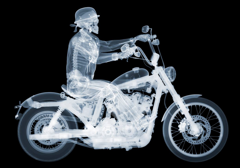 Illustration for article titled X-Ray Artist Reveals The Inner Beauty Of Classic Motorcycles